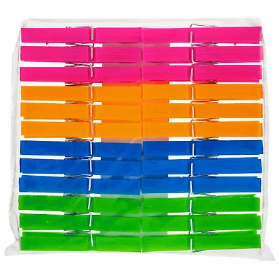 £2.89 • Buy 22 Jumbo Storm Plastic Clothes Pegs Clips Washing Line Airer Rotary Dry Laundry