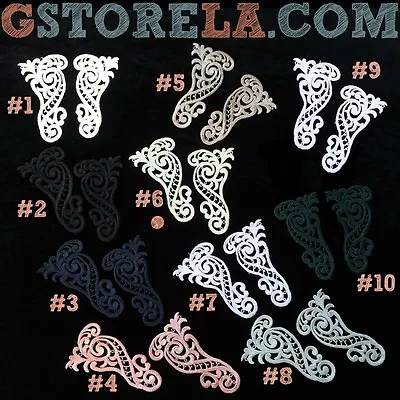 Venise Floral Lace Appliques/Yokes -- Venice Crochet Bridal Motifs/Trims DIY • $2.50