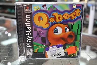 PLAYSTATION 1 - Q-BERT Game Complete New Factory Mint Sealed In Plastic For PS1 • $50