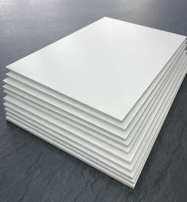 PVC Foam Signage / Mounting / Craft Board - Matt White Sheet Packs - Any Size • £187.50