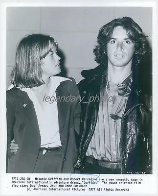 1977 Actors Robert Carradine And Melanie Griffith Original News Service Photo • $14.99