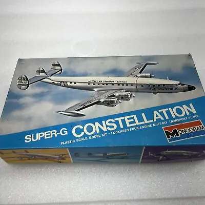 SUPER-G CONSTELLATION; Monogram # 7591; 1:134 Scale; 1975 Vintage New Open Box • $29.63