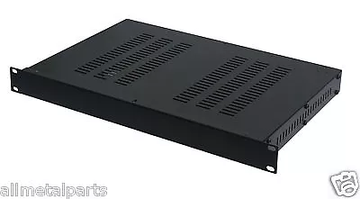 1U 19  Network Rack Mount Case19 Inch Rack Mount Enclosure 300mm Deep In Black • £68.50