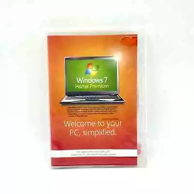 Microsoft Windows 7 Home Premium 64-Bit Software (GFC02050) W/ Product Key & SP1 • $34