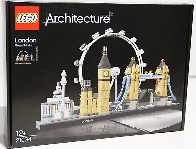 £36.30 • Buy LEGO 21034 London Architecture Great Britain Big Ben London Eye Tower Bridge Set