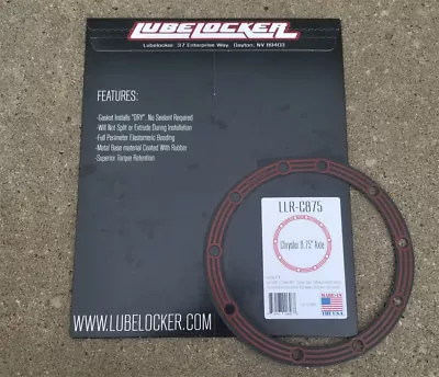 Chrysler 8.75  LubeLocker Differential Gasket - LLR-C875 - Mopar - 8-3/4  - NEW • $27.95