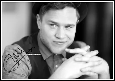 Olly Murs Autographed Cotton Canvas Image. Limited Edition (OM-308) • £9.59