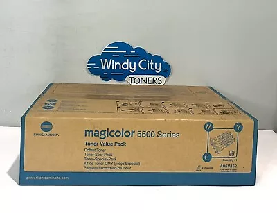 Konica Minolta A06VJ52 Toner Value Pack Type (EU) CMY For Magicolor 5500 Series • $119