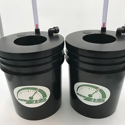 2 Bucket And Grow LID DWC Combo - NEW LEVEL HYDROPONICS  -  3.5 Or 5 Gallon • $52.99