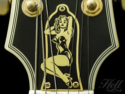 PIN-UP Brass Truss Rod Cover (GOLD). Fits Most Epiphone Les Paul SG + More • $18.99
