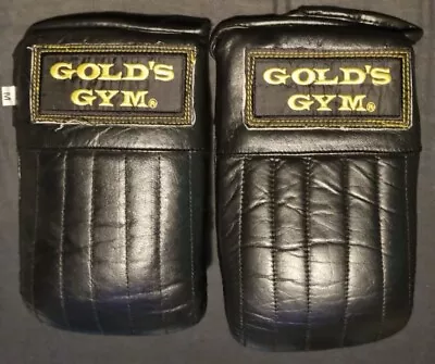 £11.11 • Buy Gold's Gym Boxing Gloves - Sparring Punch Bag MMA Fighting - Size Medium 