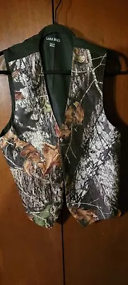 Larr Brio Mossy Oak Tuxedo Vest  Size M • $26.99