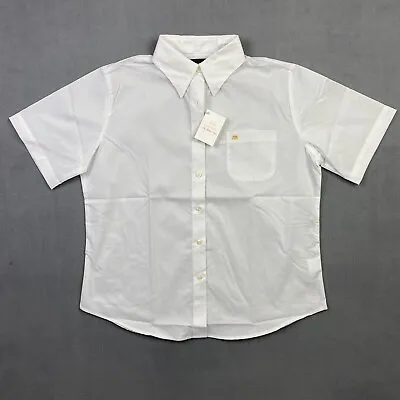 McDonalds Shirt Adult L White Golden Arch Collection Button Up Employee Uniform • $41.97
