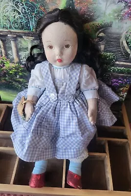 MADAME ALEXANDER 2000 Dorothy & Toto WIZARD OF OZ  Doll Ruby Slippers 15 H  • $10