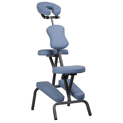 Hydraulic Adjustable Height Chair Medical Doctor Dental Massage Salon Stool Blue • $52.59