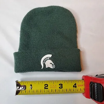 Michigan State Spartans Infant Beanie Hat Green Winter Hat Baby SEE MEASUREMENTS • $6.38