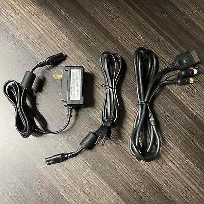Original XBOX Console Official OEM Power Supply Adapter + A/V Cables Bundle Lot • $14.99