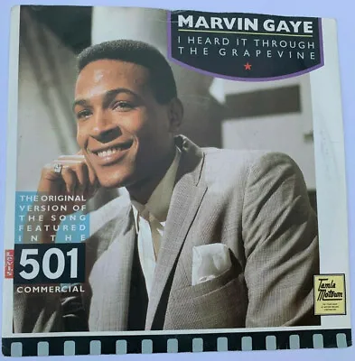 Marvin Gaye I Heard It Through The Grapevine 7  Vinyl In Picture Sleeve 1986 • $6.31