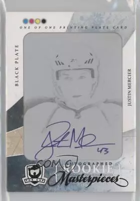 2010-11 Upper Deck The Cup Auto 1/1 Justin Mercier #CUP-125 Rookie RC 7i6 • $57.75