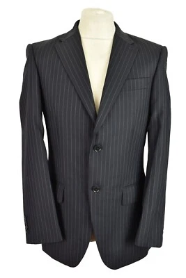 $37.12 • Buy NEXT Black Suit Blazer Size 38 R Trousers Size 32 L Mens Striped Outdoors
