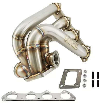 B Series Forward Front Facing Turbo Manifold T4 B16 B18 B20 GSR B18C SFWD 44mm • $599.95