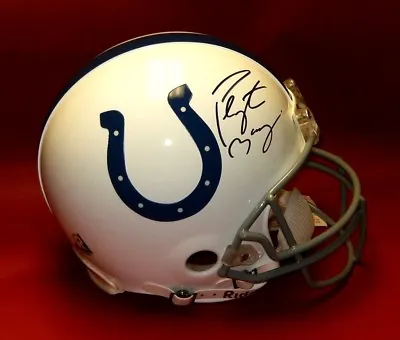 Peyton Manning Autographed Indianapolis Colts Fs Proline Authentic Helmet Mm • $1599.44