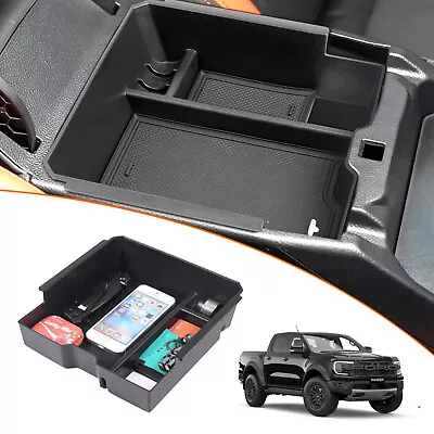 Center Console Tray Armrest Storage Box For Ford Ranger Everest 2023 Accessories • $30.99