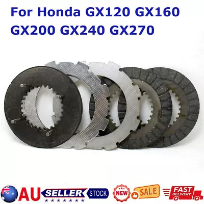 5X Wet Clutch Plate Kit For Honda GX140 GX160 5.5HP GX200 6.5HP GX270 9HP Engine • $34.99