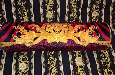 Versace Pillow Cushion Bolster Medusa Tiger Leopard Home Sofa Bed Decor Sale • $444