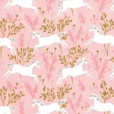 Michael Miller Magic Unicorn Forest 100% Cotton Fat Quarter • £2