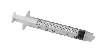 Luer Lock Syringes - 3cc (Pkg. 100) • $7.87