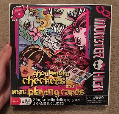 Monster High Ghoul-Moku Checker & Mini Playing Cards • $11.99