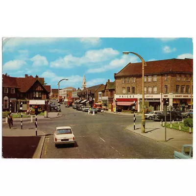 CHEAM Surrey The Village Postcard Postally Used • £2.99