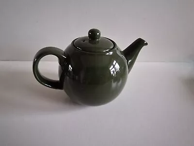 London Pottery Traditional 2 Cup Globe China Teapot In Dark Green  • £9.95
