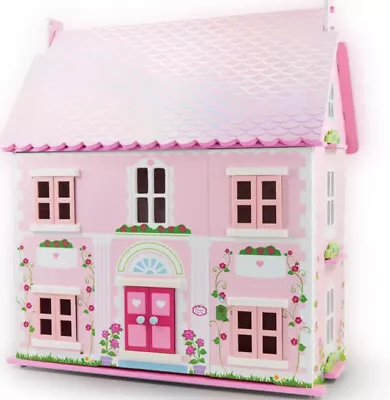 Early Learning Centre Rosebud House Doll House And Accessories  • $69.95