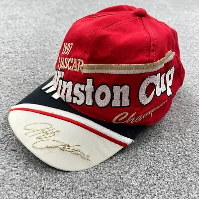 Vintage Nascar Hat Cap Snap Back Winston Cup Champion Jeff Gordon 90s Big Logo • $19.91