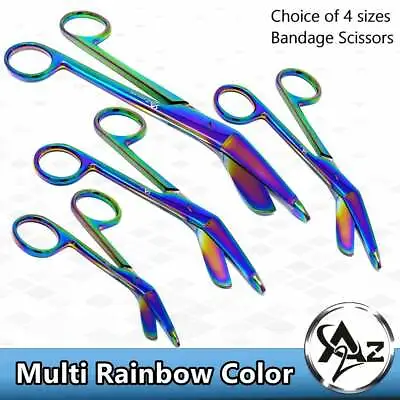 Lister Bandage Nurse Scissors Multi Titanium Rainbow Color Medical Instruments • $9.95