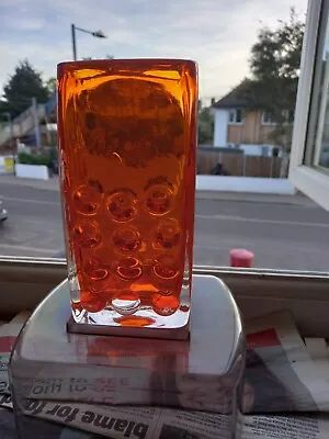 £250 • Buy Whitefriars Geoffrey Baxter Mobile Phone Lovely Tangerine Colour