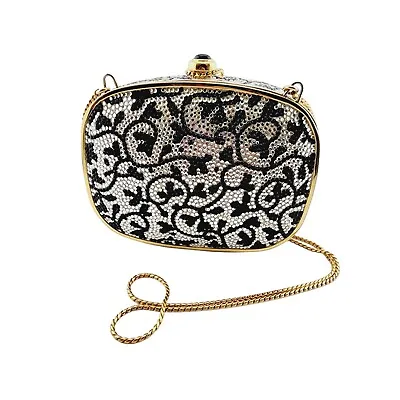 Vintage Beautiful Judith Lieber Minaudiere With Dust Bags And Accessories 6/17 • $690