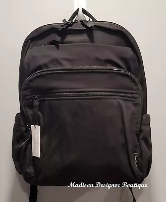 NWT_Vera Bradley XL Campus Backpack Black Travel School Work • $132.95