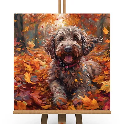 Cockapoo Dog Labradoodle Cockerpoo Canvas Print Picture Painting Wall Art Gift • £11.99