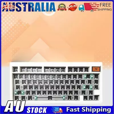 GMK81 RGB Mechanical Keyboard Kit Wired Keyboard 81 Keys Keyboard (White) • $88.19