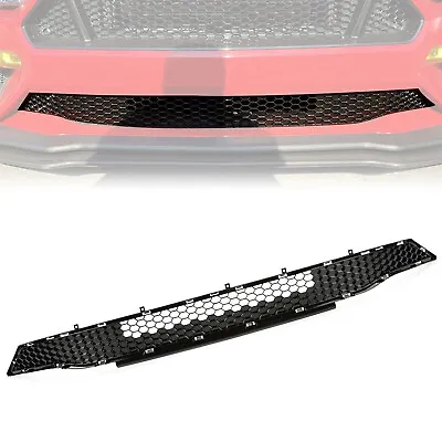 For 2018-2022 Ford Mustang Front Bumper Grille Lower Grille Mesh Style Black • $36.99