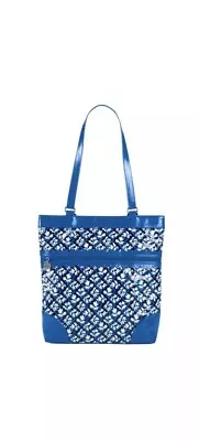 Vera Bradley Blue Lagoon Frill Everything Nice Tote School Work Beach • $19.99