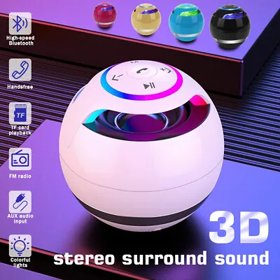 Bluetooth Speaker Stereo Bass USB/TF/FM Radio LOUD Wireless Waterproof Outdoor  • $10.19