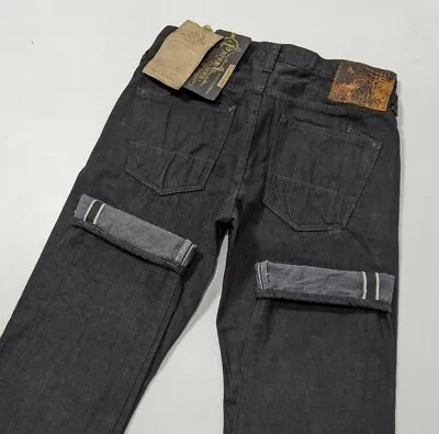 £240 • Buy BNWT PRPS NOIR Selvedge Japanese Denim Mens Jeans Tapered Rare W32 L34 RRP £495