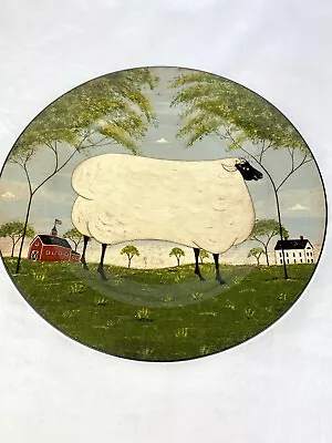 Warren Kimble ANIMAL COLLECTIONS  Sheep Salad Plate 8.25” Sakura Oneida • $13.33