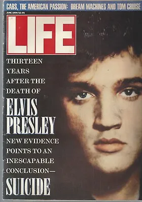 Vintage Elvis Presley On Cover Life Magazine June 1990 • $19.95