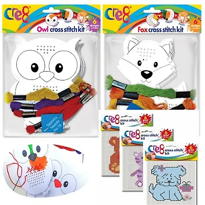 £4.20 • Buy Kids Cross Stitch Kit Craft Sew Full Drill DIY Play Activity Embroidery Learning