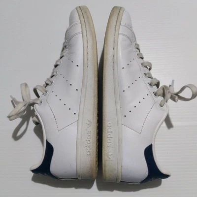 $13.99 • Buy Adidas Originals Stan Smith Mens Sneakers Size 8 US 7.5UK White Dark Blue M20325